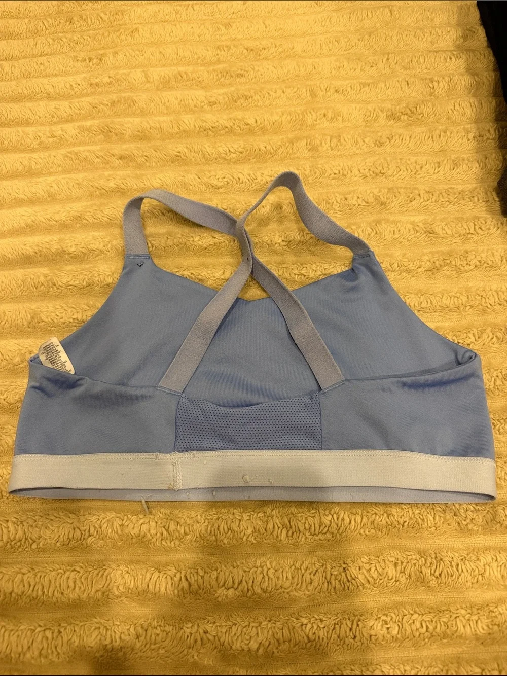 Nike Blue Crisscross Back Sports Bra
